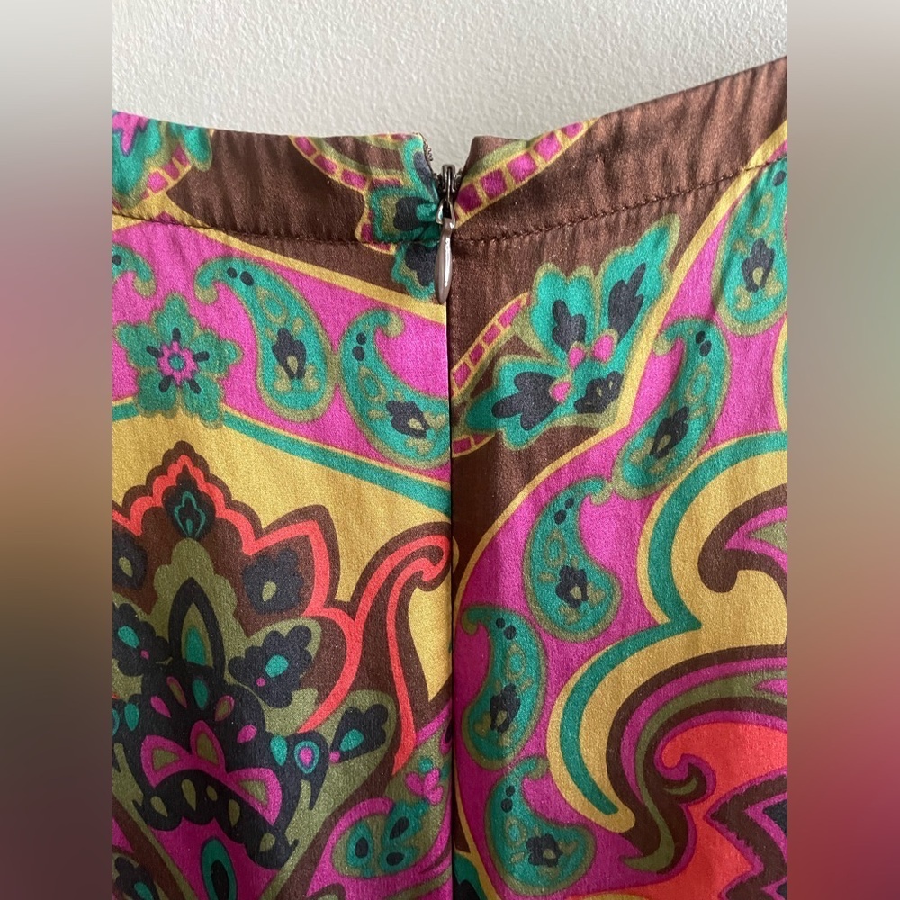 Vintage 90s Silk Sandra Angelozzi dress- small - Picture 5 of 12